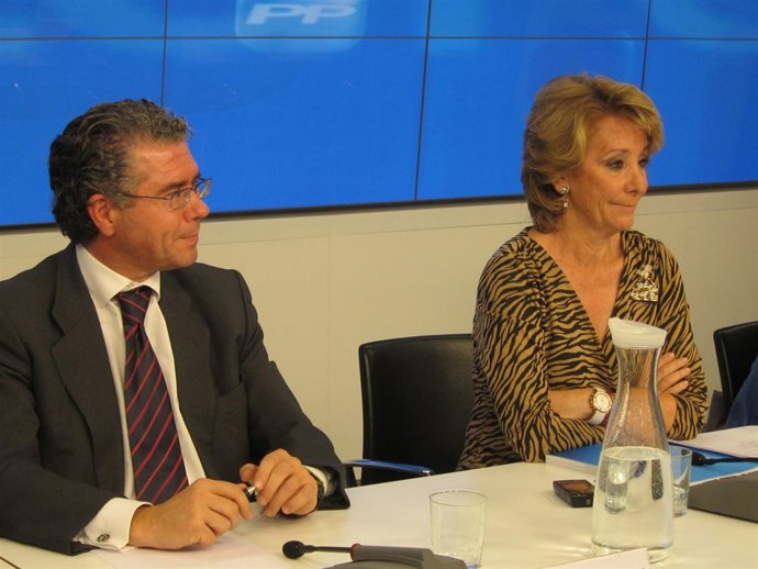 Granados Y Aguirre En El Comité De Dirección Del PP