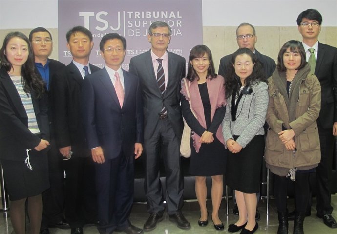 JUECES COREANOS VISITAN LOS TRIBUNALES MURCIANOS