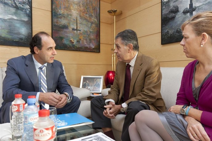  Diego Recibe Al Presidente De UNICEF 