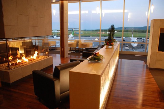 Sala VIP Del Aeropuerto De Quebec En Canada