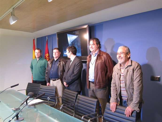 De Izq A Dcha, Pablo González, Juan Regis, Cruz, Firo Vázquez Y Jesús Ortega