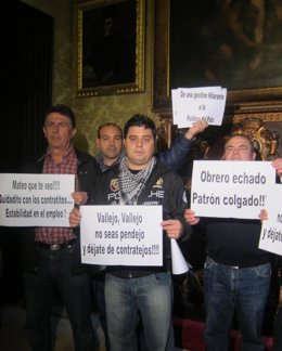 Trabajadores De La EMT En Pleno