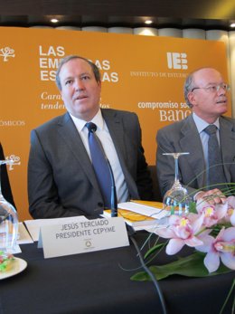 Presidente De Cepyme, Jesús Terciado, Presidente De IEE, JL Feito
