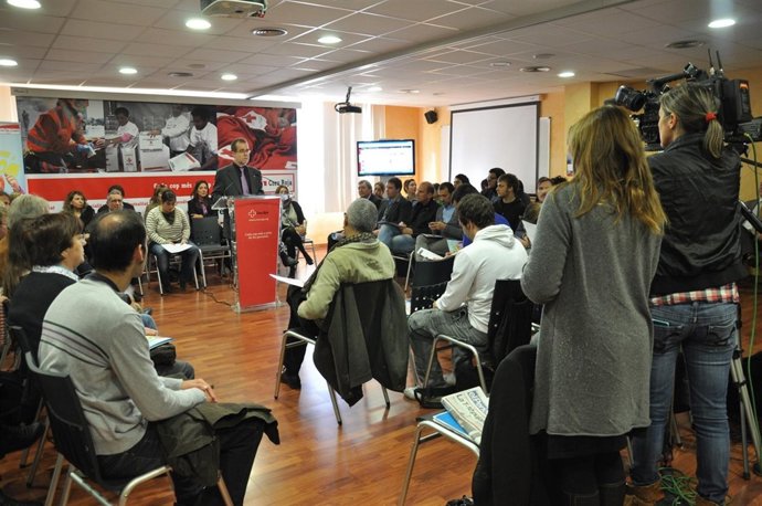 El Presidente De La Curz Roja De Catalunya, Josep Marquès