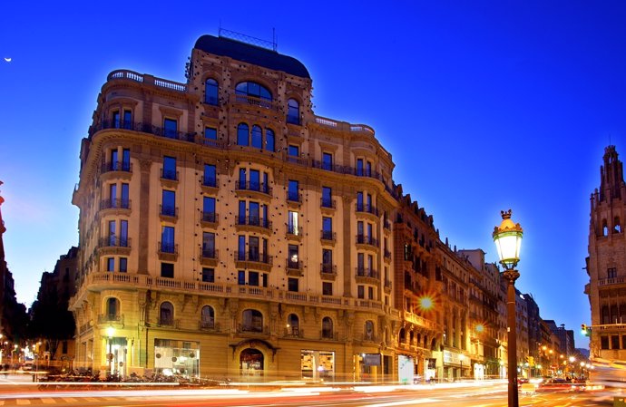 Fachada del hotel Ohla de Barcelona