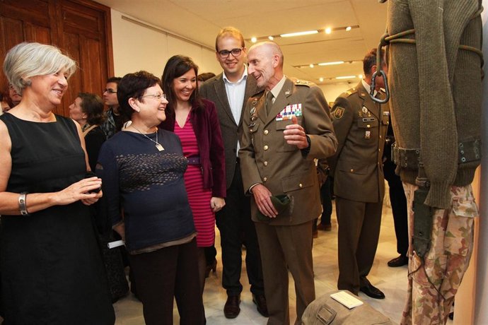 Momento De La Inauguración De La Muestra 'Quintos Y Reclutamiento'