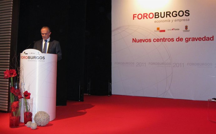 El Presidente De Caja De Burgos, José María Leal