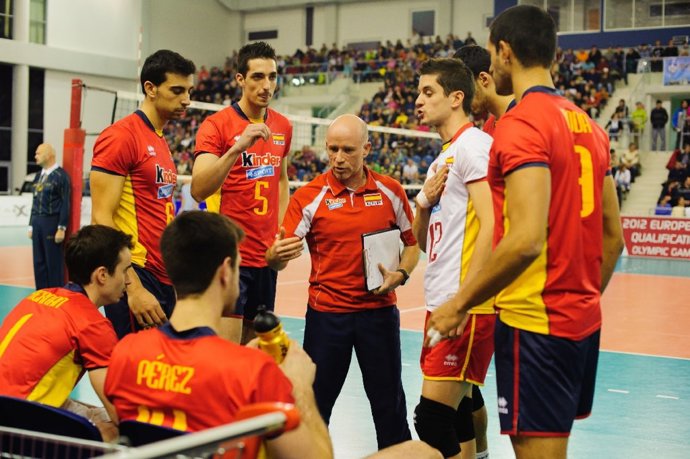 Selección Española De Voleibol Preolímpico, España-Eslovaquia