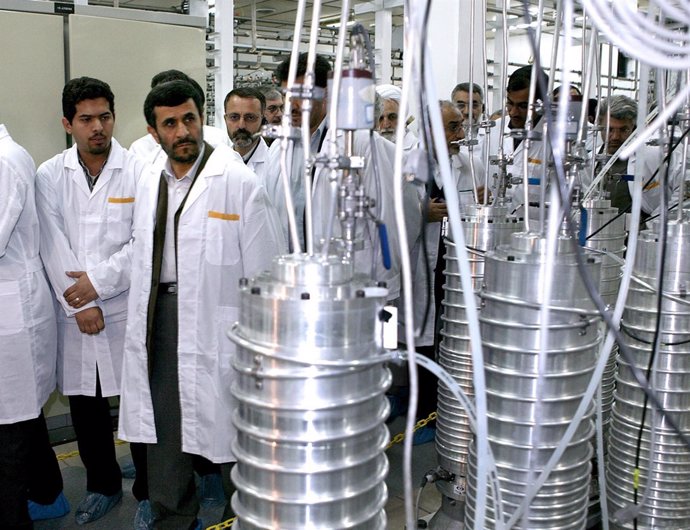 Centrifugadoras iraníes en la central de Natanz