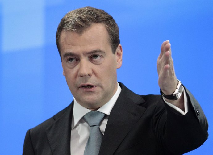 El Presidente Ruso, Dimitri Medvedev