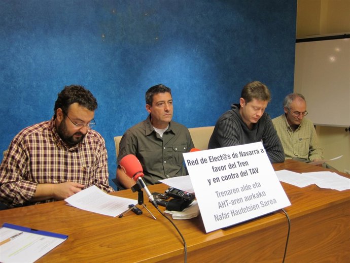 Electos De Navarra Muestran Su Rechazo Al TAV.
