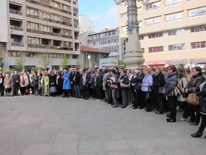 Concentración Convocada Por El Gobierno Contra La Violencia De Género.