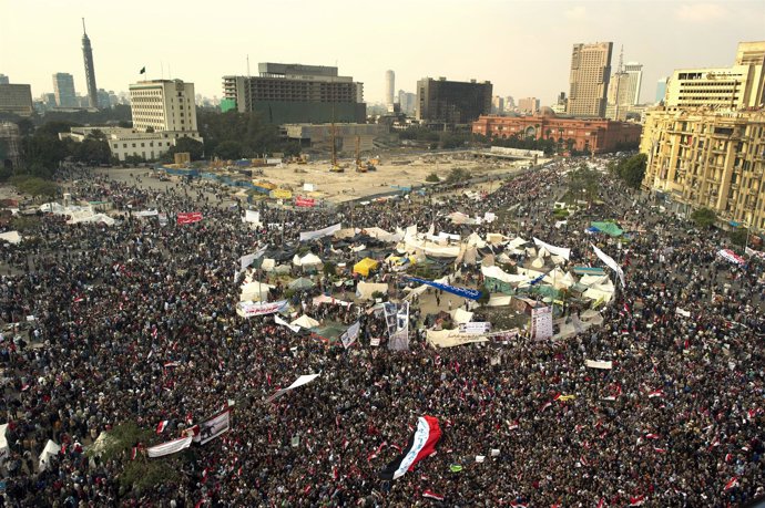 Miles De Egipcios Se Ha Vuelto A Reunir Este Viernes En La Plaza De Tahrir De E