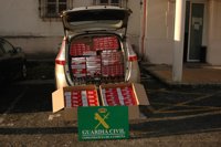 La Guardia Civil de Ferrol interviene 3.120 cajetillas de tabaco de contrabando, valoradas en más de 11.000 euros
