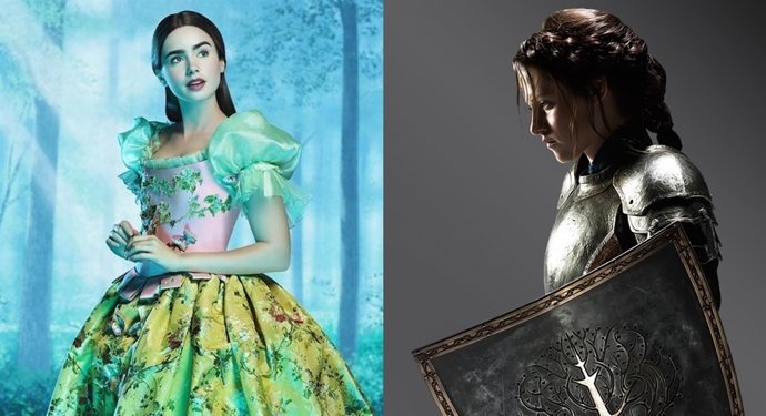 Blancanieves Lilly Collins Y Kristen Stewart