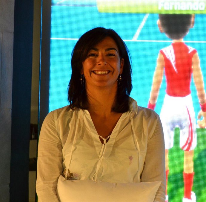 MARÍA JOSÉ RIENDA ACTO MOVISTAR KINECT