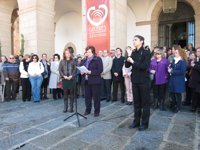 Las mujeres de Cáceres hacen un llamamiento a la conciencia social para movilizarse contra los maltratadores