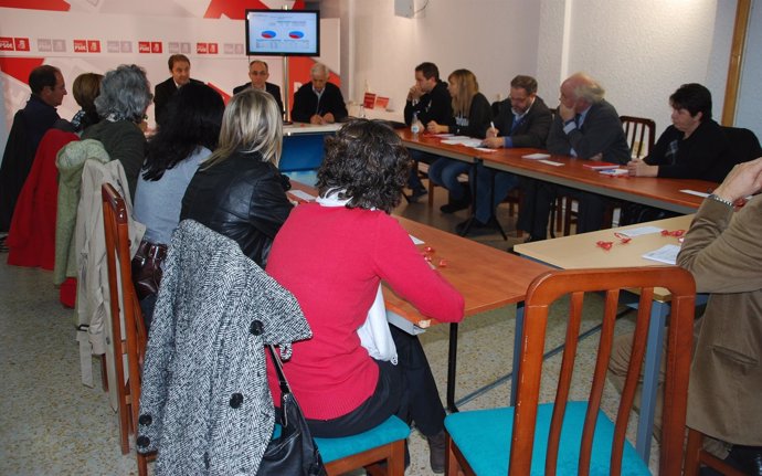 Reunión De La Ejecutiva Del PSOE En Segovia.