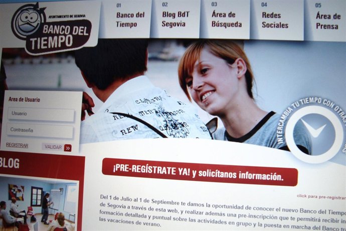 Web Del Banco Del Tiempo De Segovia