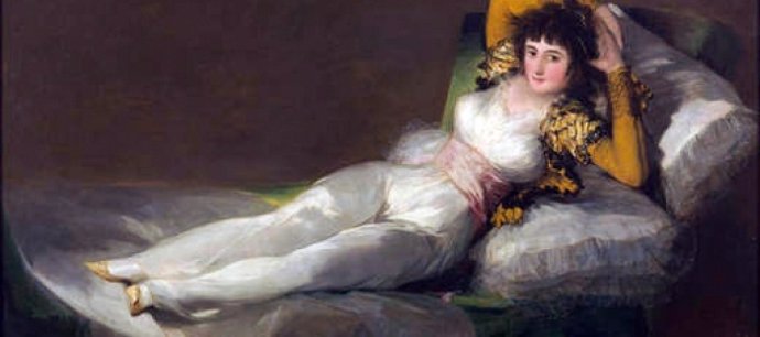 Pintura 'La Maja Vestida' De Goya