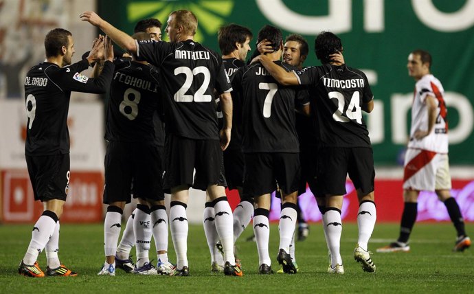 El Valencia Vence Al Rayo Vallecano