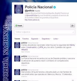 Twitter De La Policía Nacional