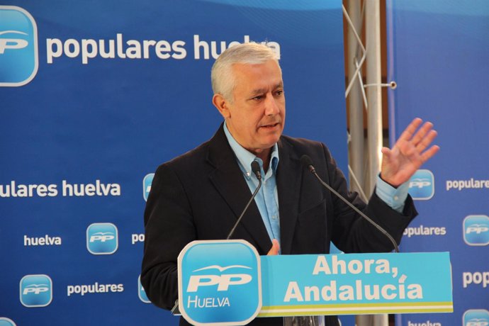 El Presidente Del PP-A, Javier Arenas, Durante Su Intervención. 
