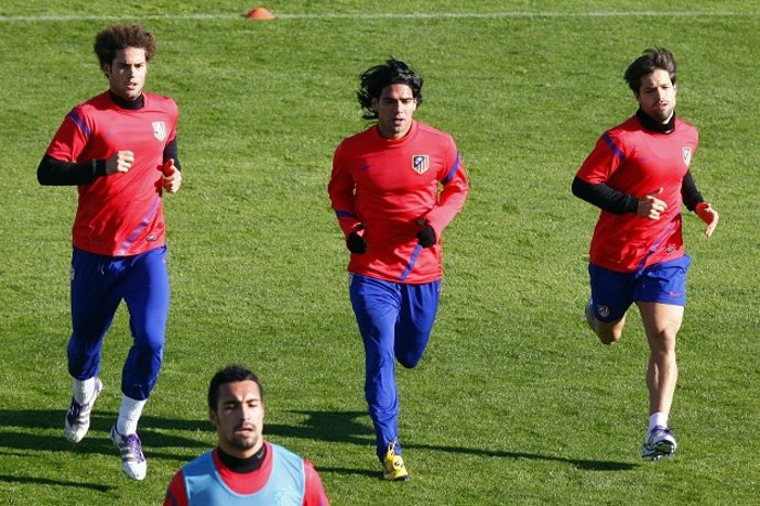 Mario Suárez, Falcao Y Diego Ribas
