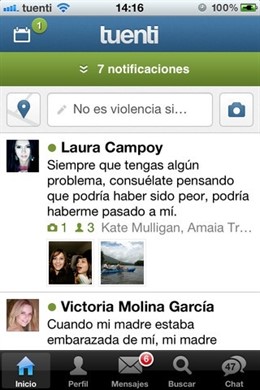 Aplicación De Tuenti Para Iphone En El App Store 