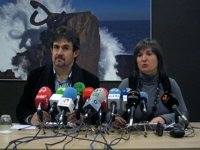 Amaiur tendrá presencia "permanente" en Madrid, con o sin grupo propio