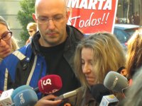 La madre de Marta cree que la apelación a los acusados "no ha podido ser más directa"