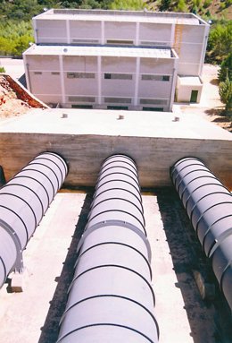 Canal del trasvase tajo Segura en Castilla La Mancha