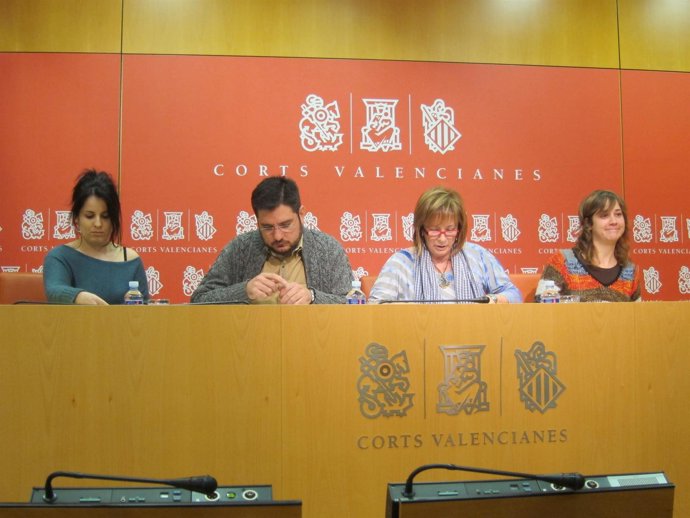 Rueda De Prensa De Los Diputados De EUPV Tras La Junta De Portavoces