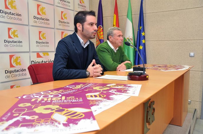 Criado Y Ruiz En La Presentación De Expomiel