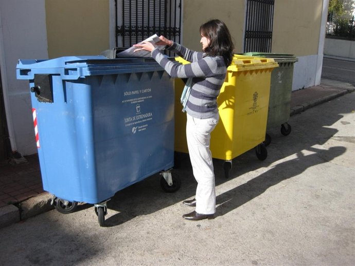 Contenedores de reciclaje