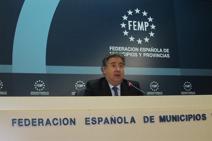 Juan Ignacio Zoido, En Rueda De Prensa En La FEMP
