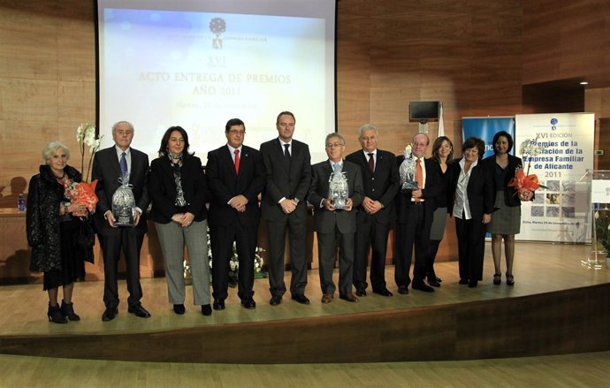 Alberto Fabra En La Entega De Los Premios Empresa Familiar