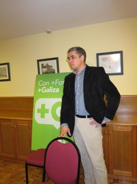 Aymerich (+Galiza) reitera su deseo de una asamblea del BNG de "unidad", pero la ve "más lejos" que la semana pasada