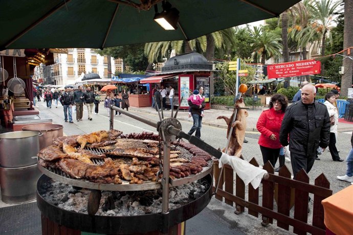 Corte De Tráfico En El Casco Histórico De Cartagena Por El Mercado Medieval 