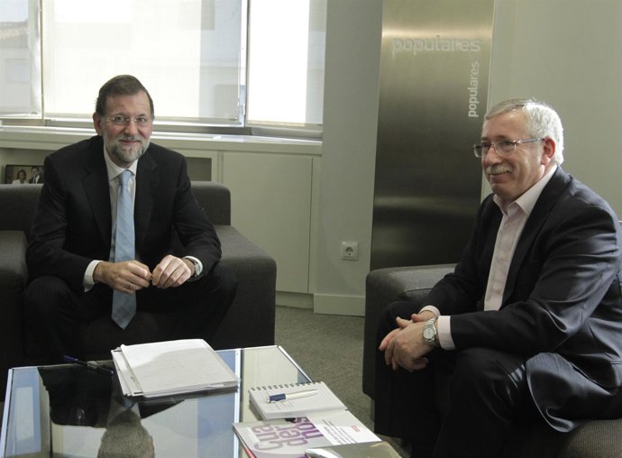 Rajoy Y Toxo En Génova