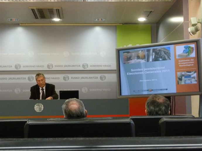 Presentación Del Sondeo Portelecotral 20N Del Gobierno Vasco