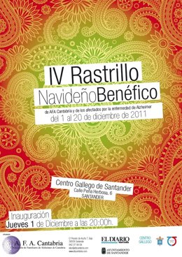 Cartel Del Rastrillo Navideño Benéfico