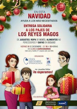 Cartel De La Entrega Solidaria Eurocanarias