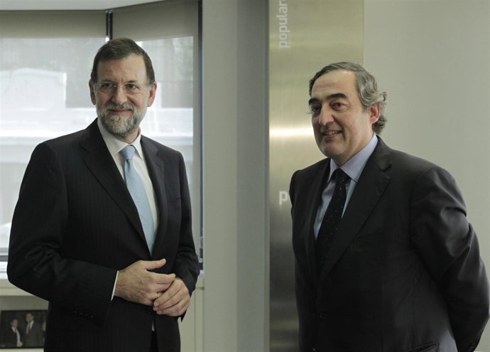 Rajoy Se Reúne Con Joan Rosell En Génova