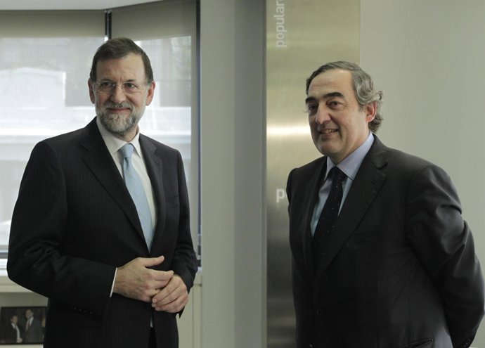 Rajoy Se Reúne Con Joan Rosell En Génova