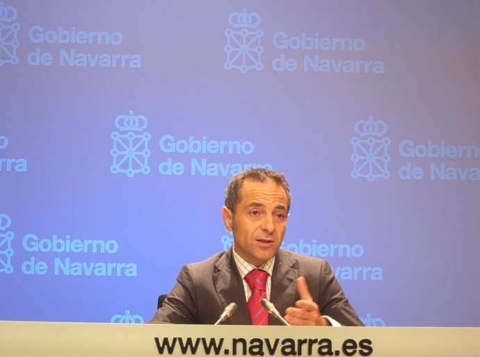 El Portavoz Del Gobierno De Navarra, Juan Luis Sánche De Muniáin.