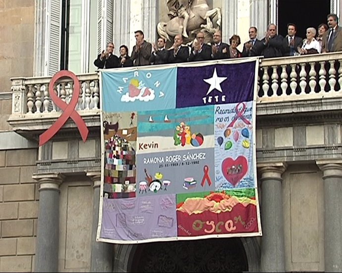  Tapiz Día Mundial Contra El Sida En Generalitat