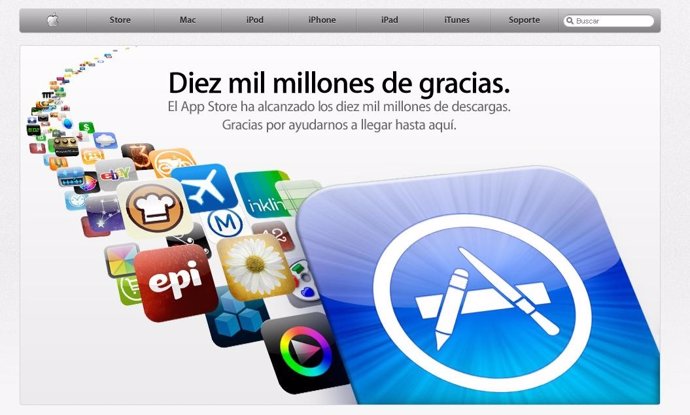 10000 Millones De Descargas Web Apple