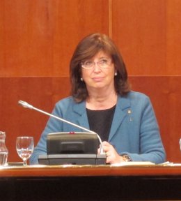 La Consellera De Enseñanza De La Generalitat, Irene Rigau