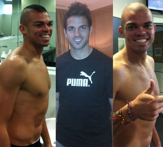 Montaje De Pepe Y Cesc Fábregas Con Nuevos Looks 